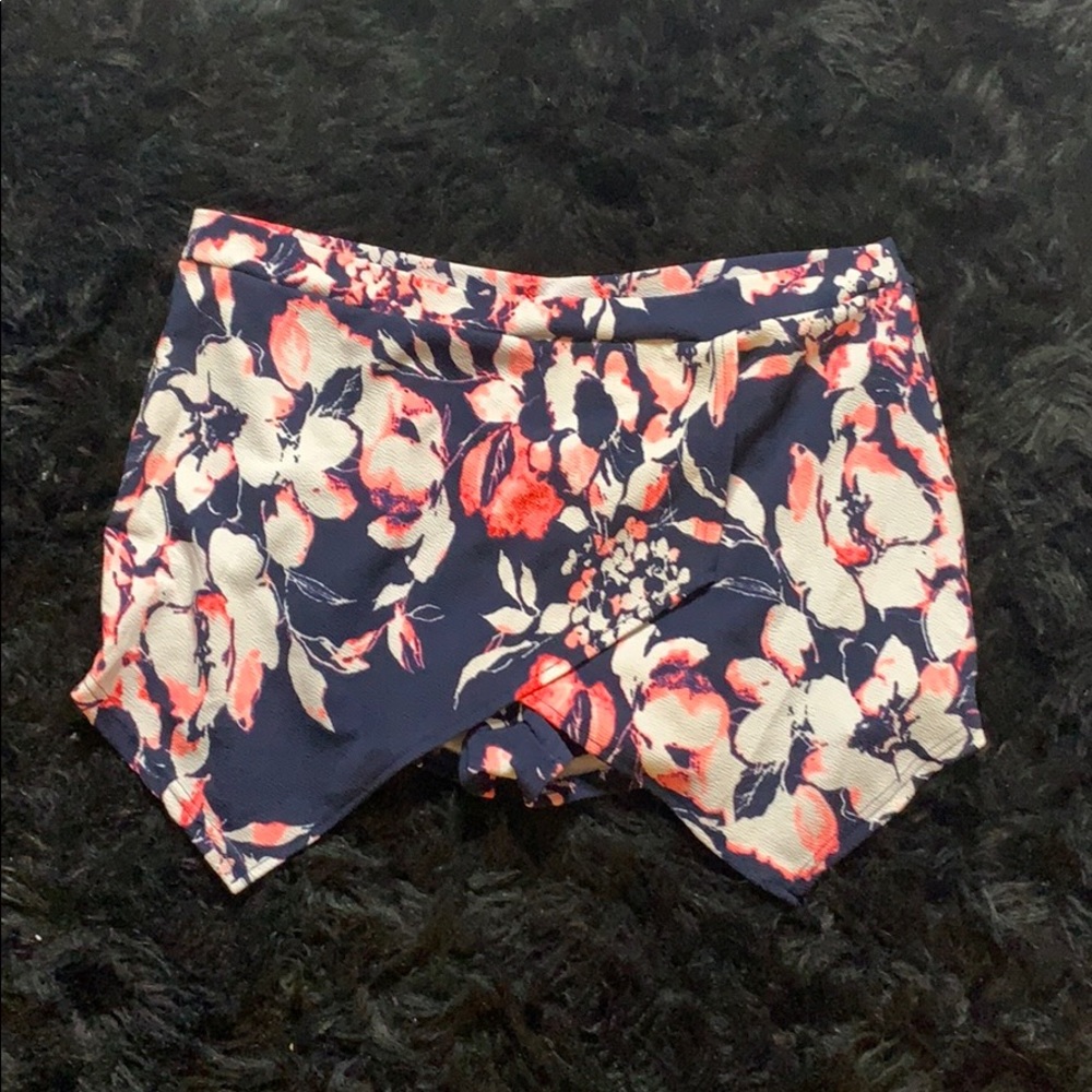 Floral skort